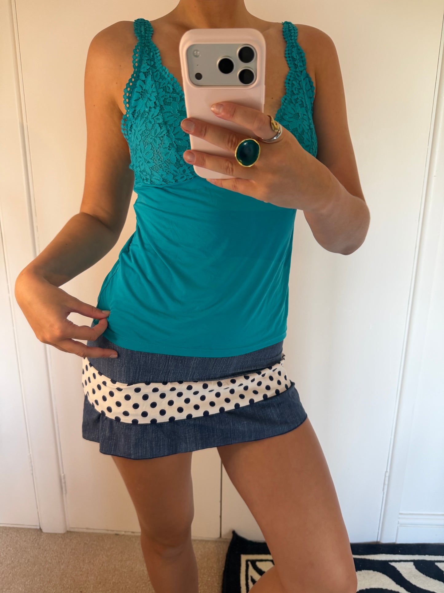 y2k mini skirt