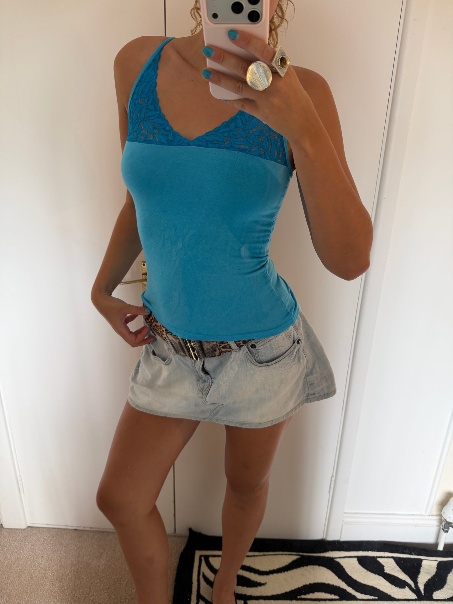 blue cami