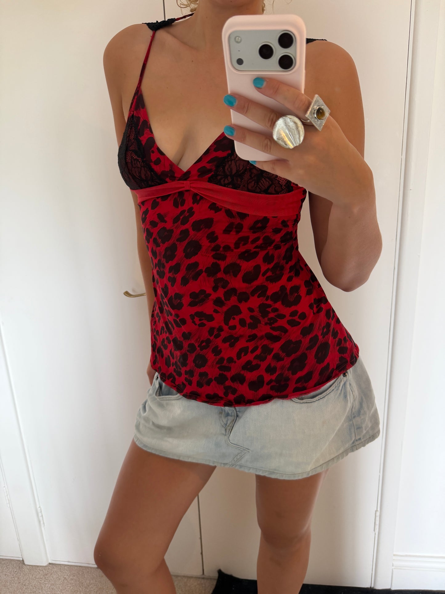 leopard cami