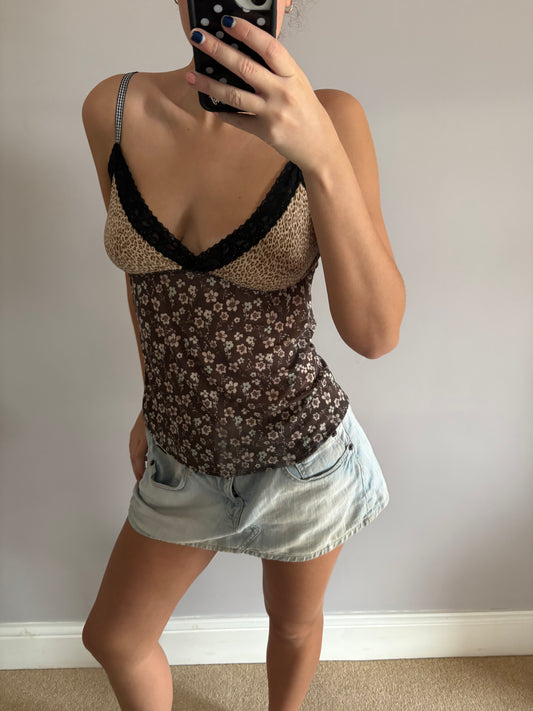 leopard cami