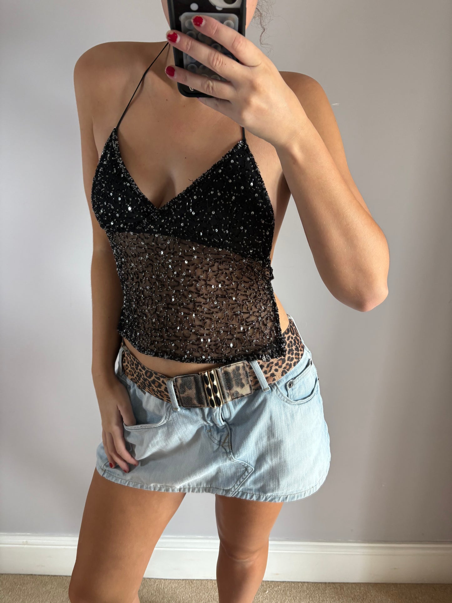 beaded cami