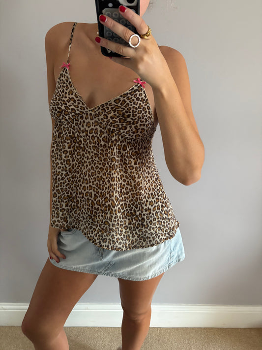 leopard cami