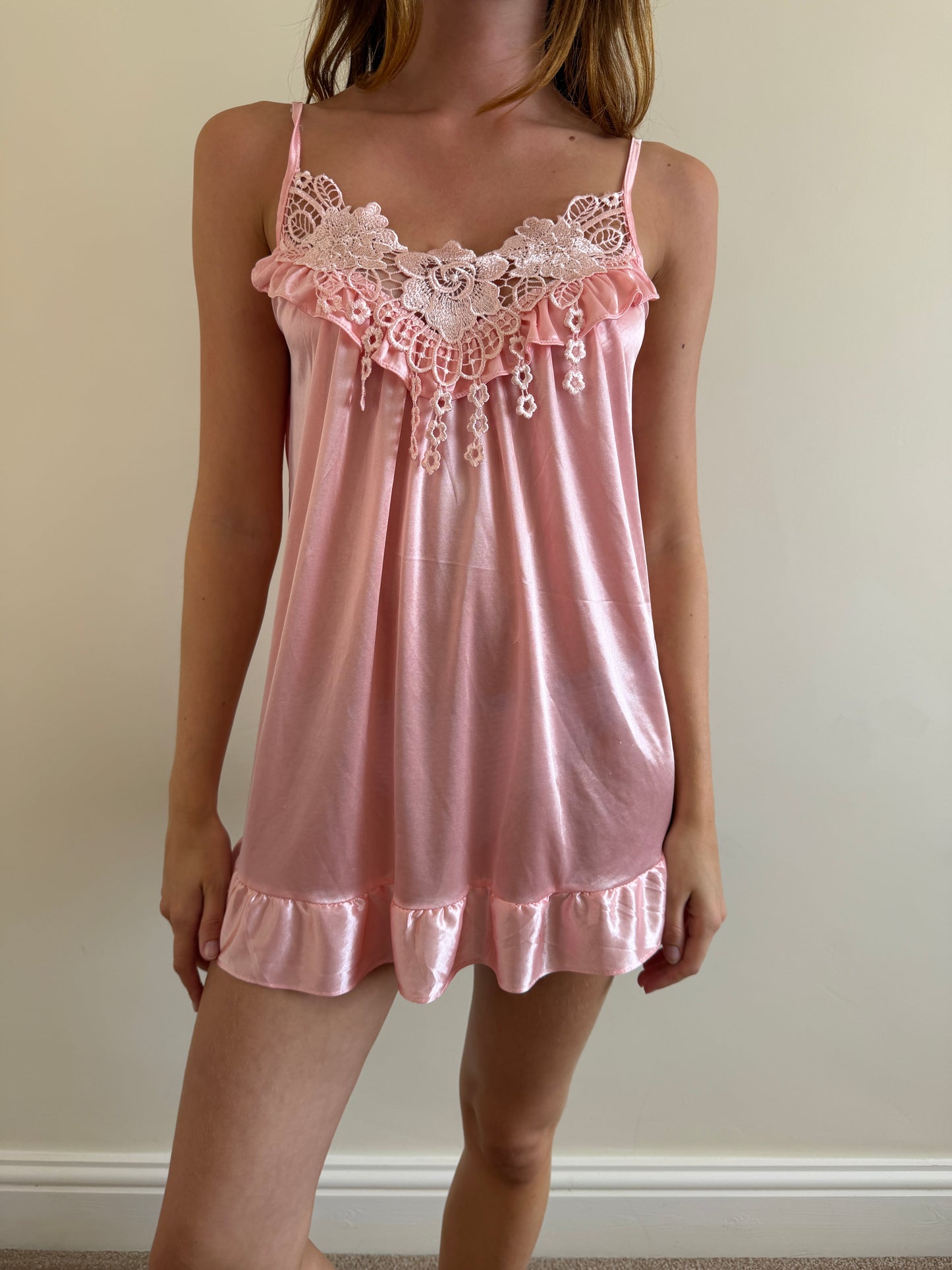 pink mini dress