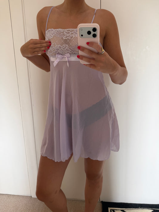 purple dress