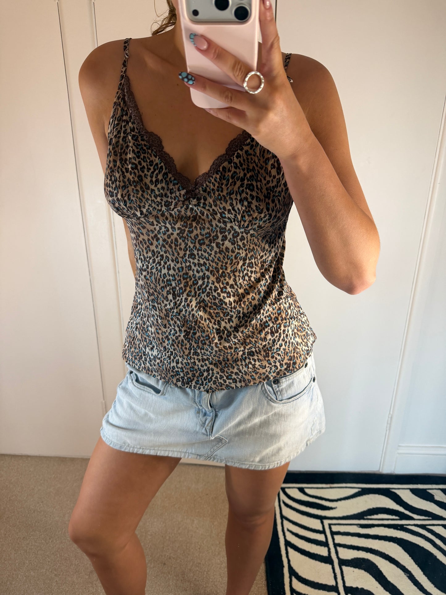 leopard cami