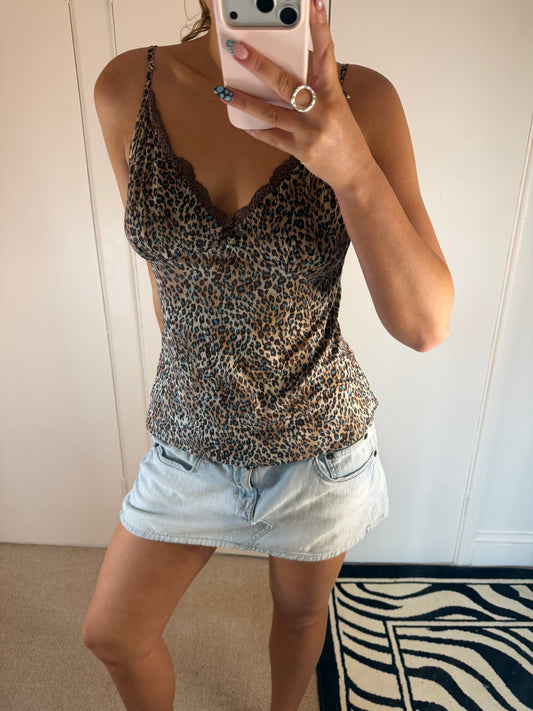 leopard cami