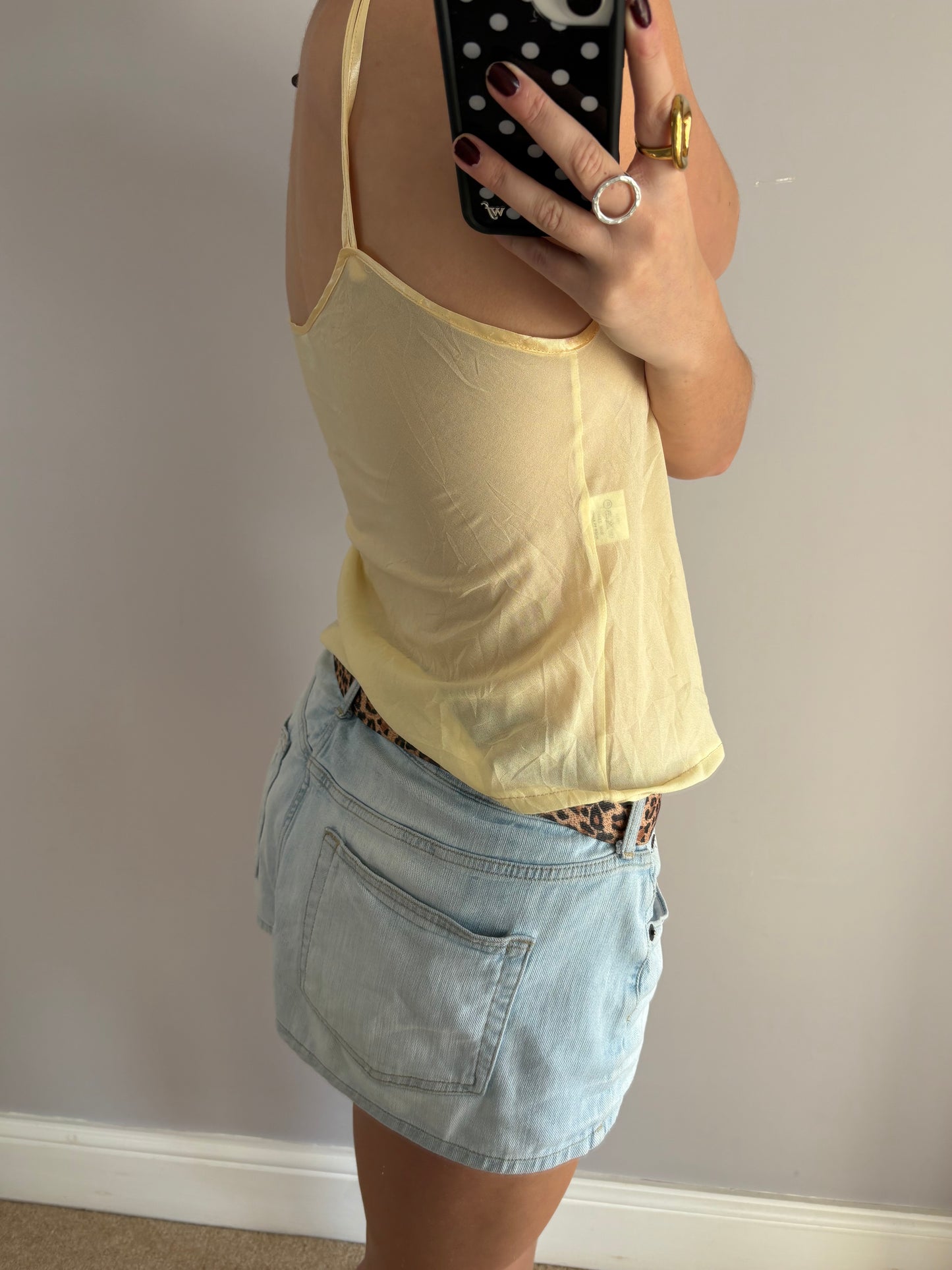 yellow cami