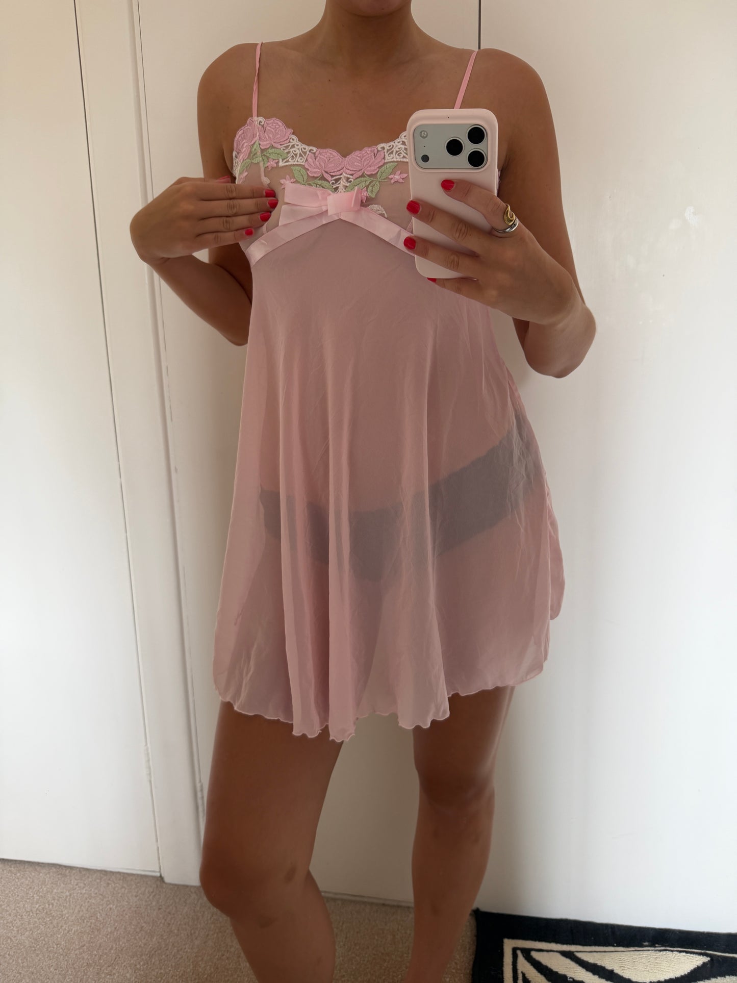 pink dress