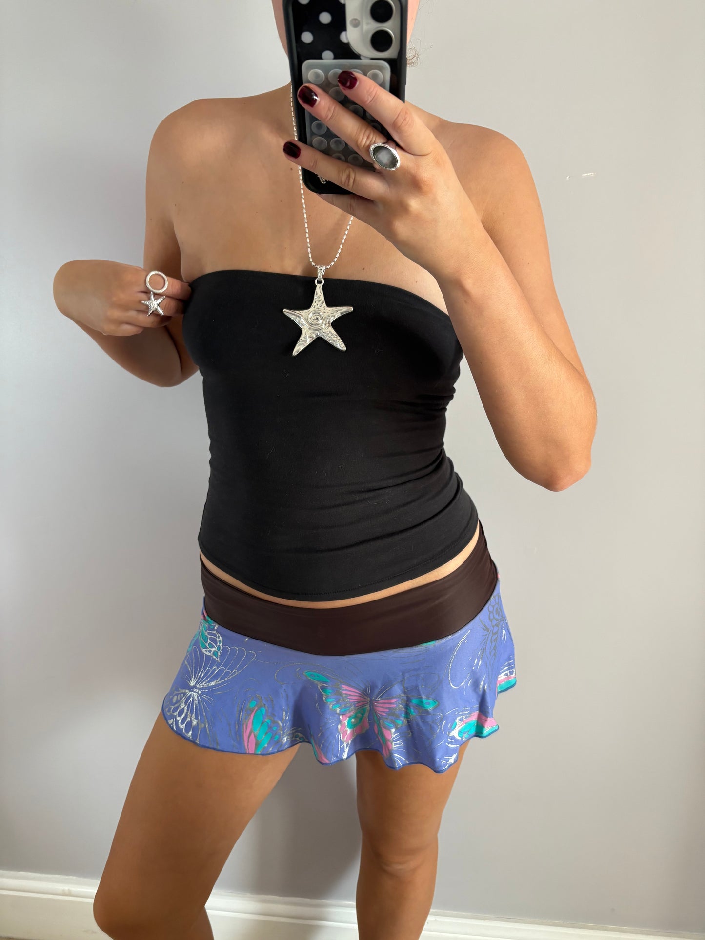 y2k mini skirt