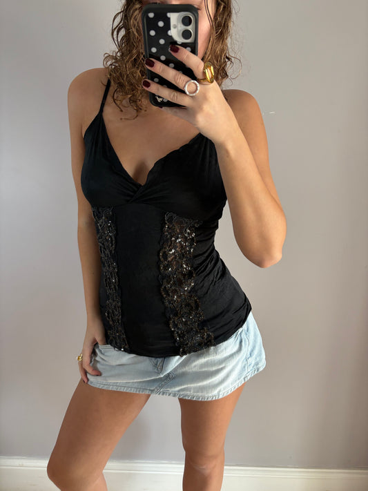 sequin cami