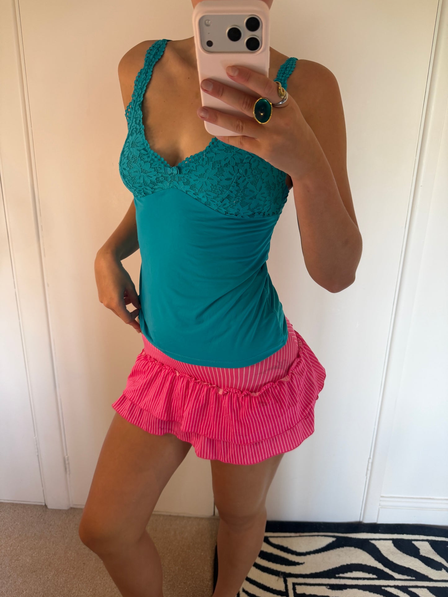 y2k mini skirt