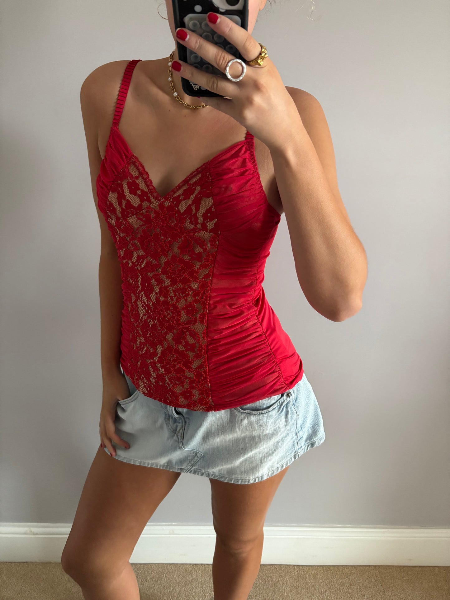laced cami