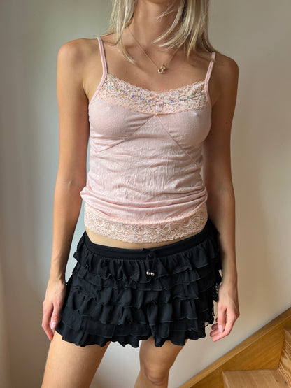 Pink Sequin Cami