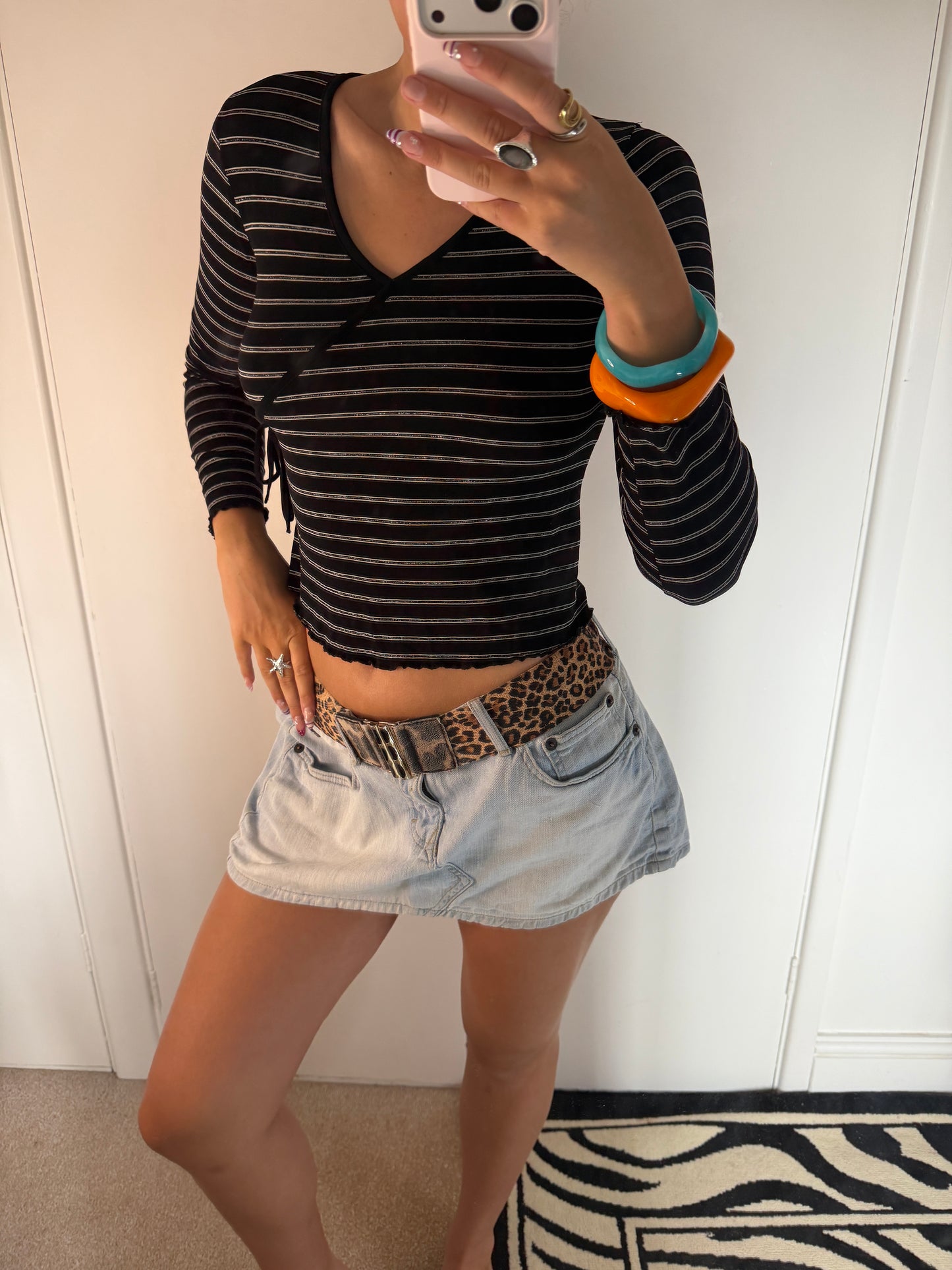 striped top