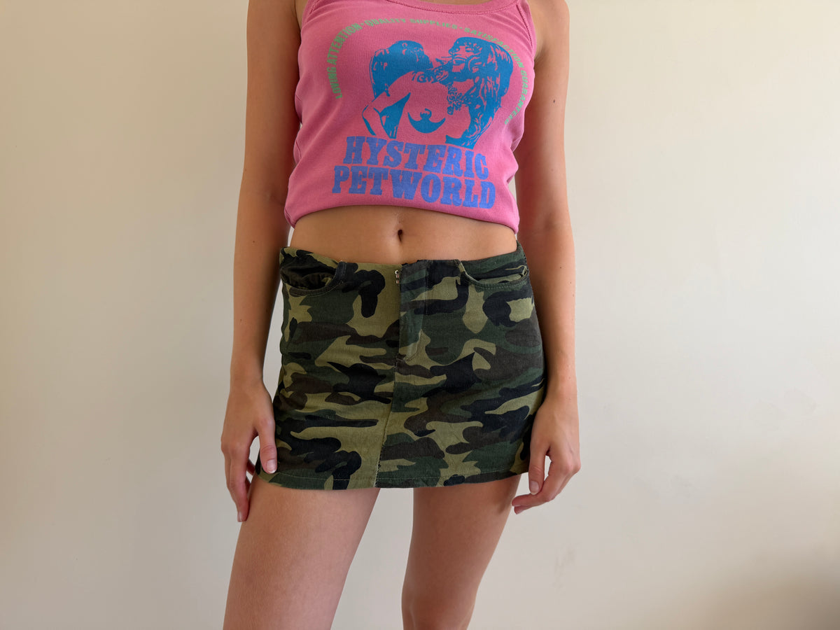 von dutch mini skirt