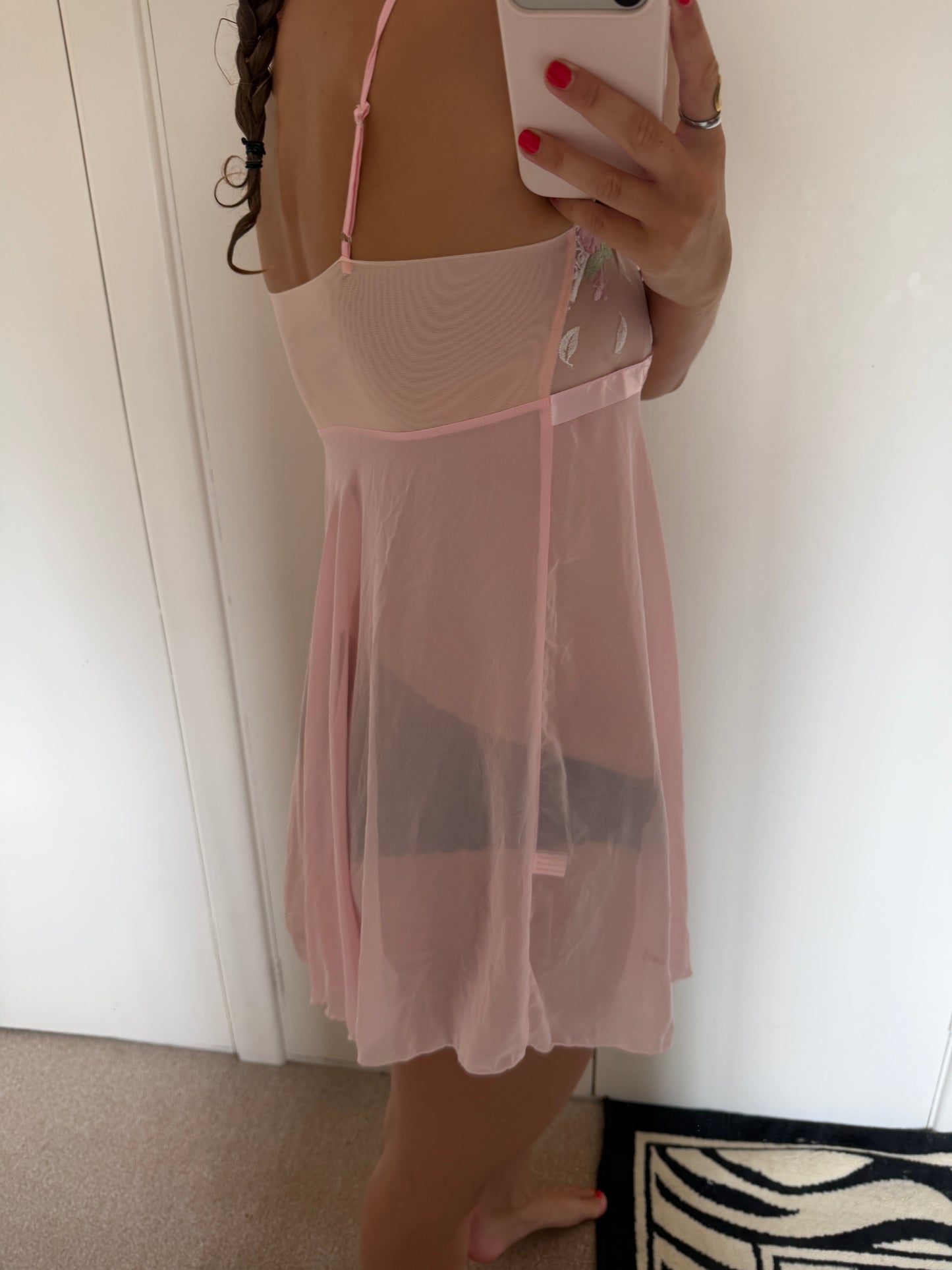 pink dress