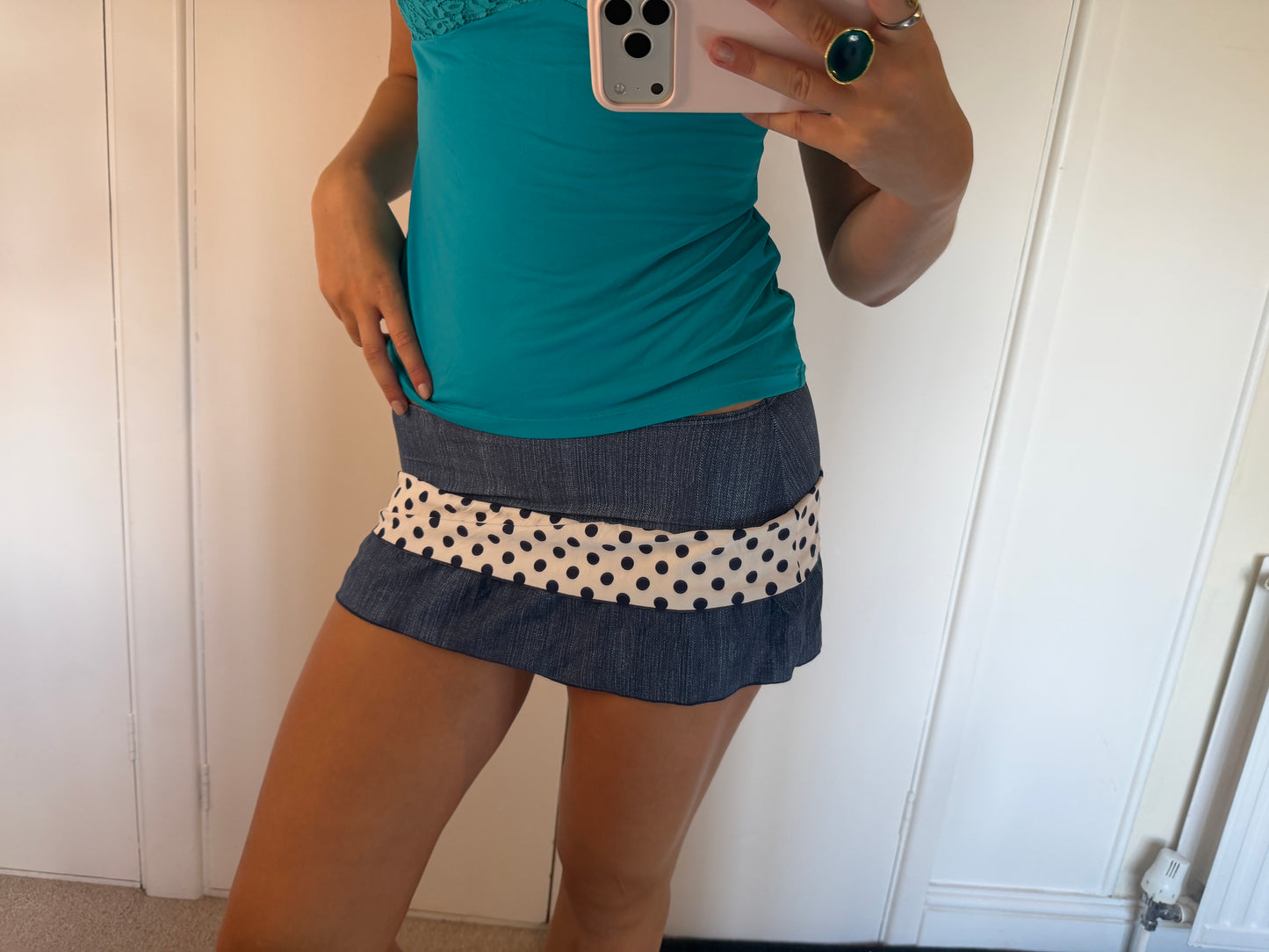 y2k mini skirt