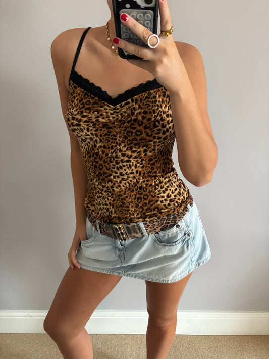 leopard cami
