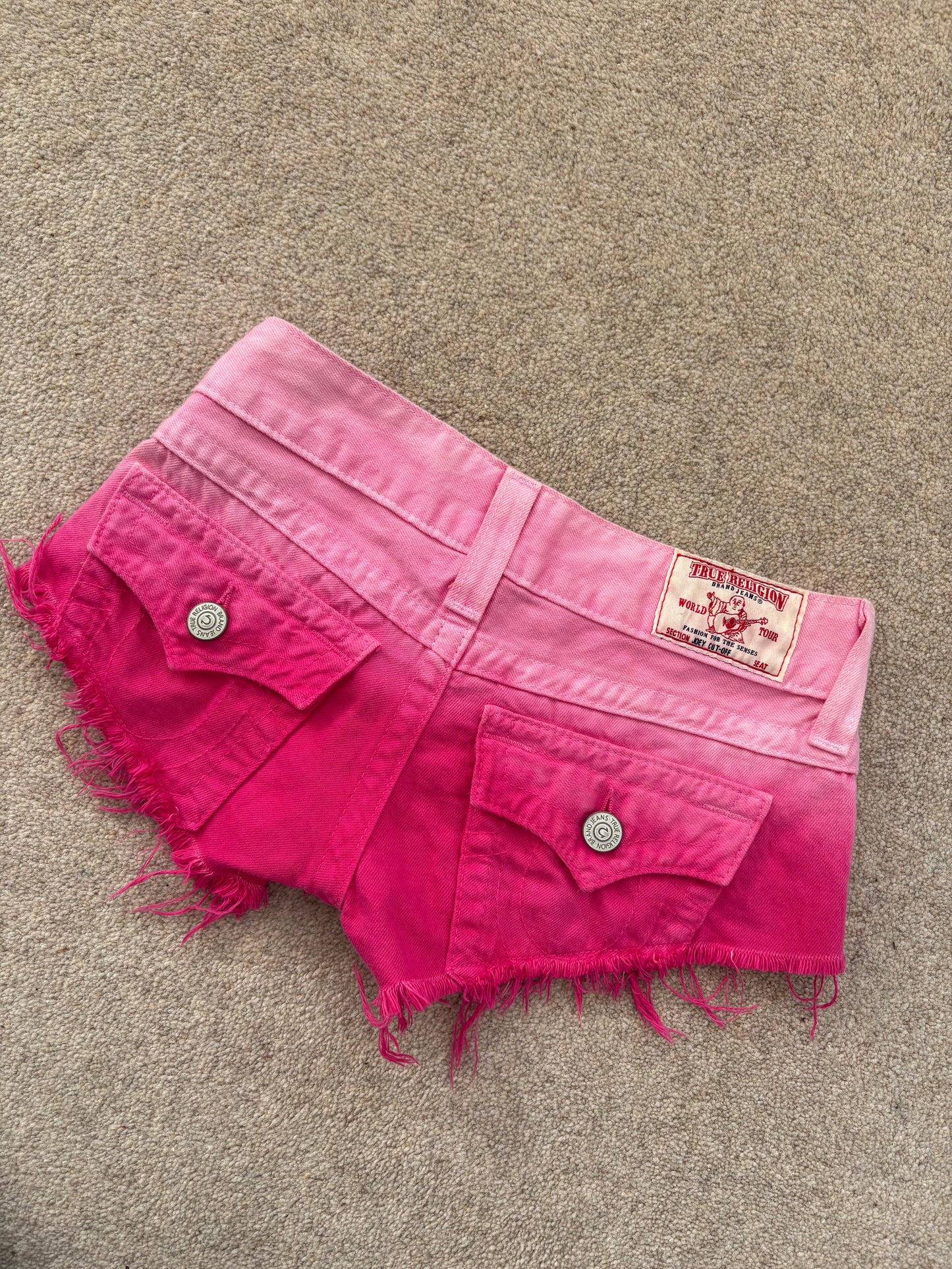 true religion mini shorts