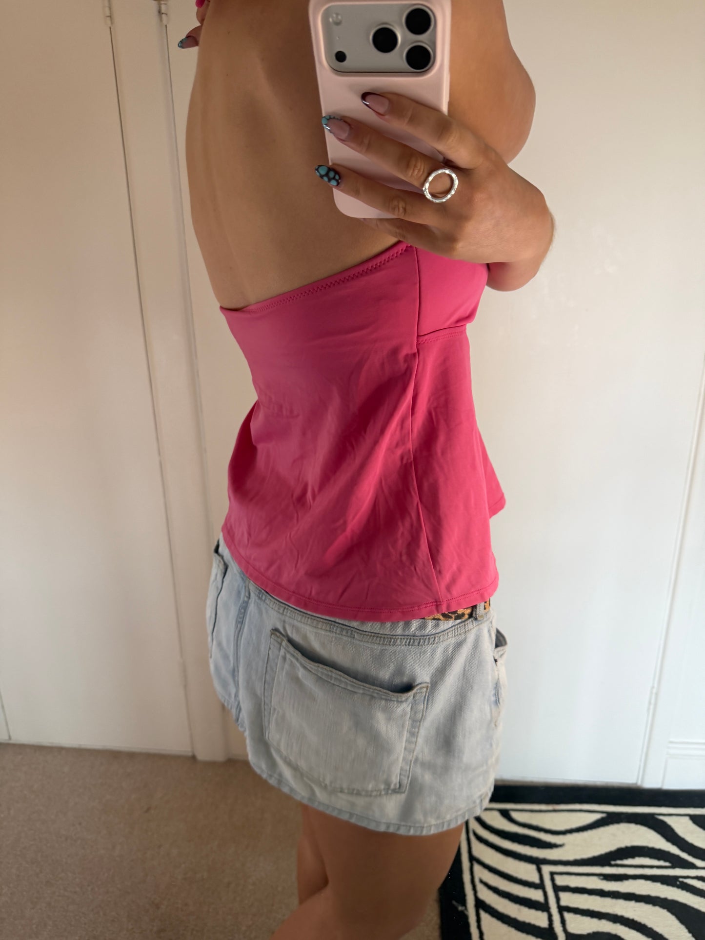 pink halter