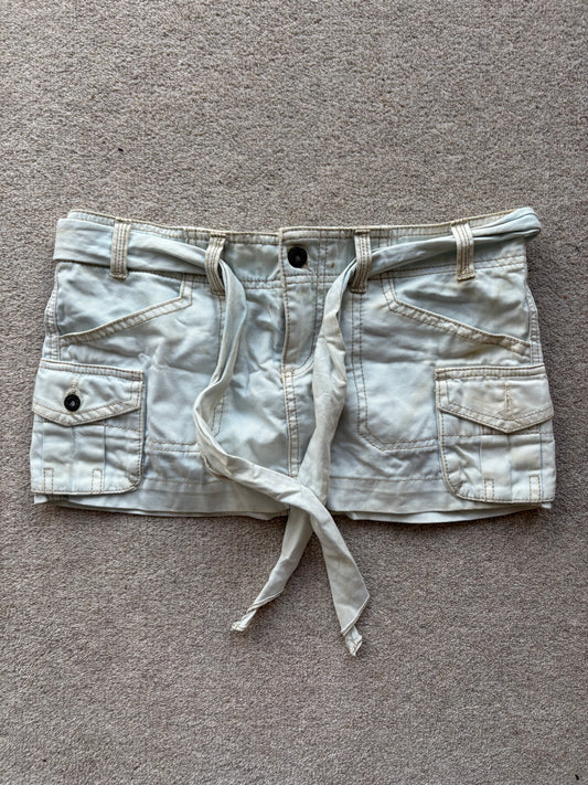 cargo mini skirt