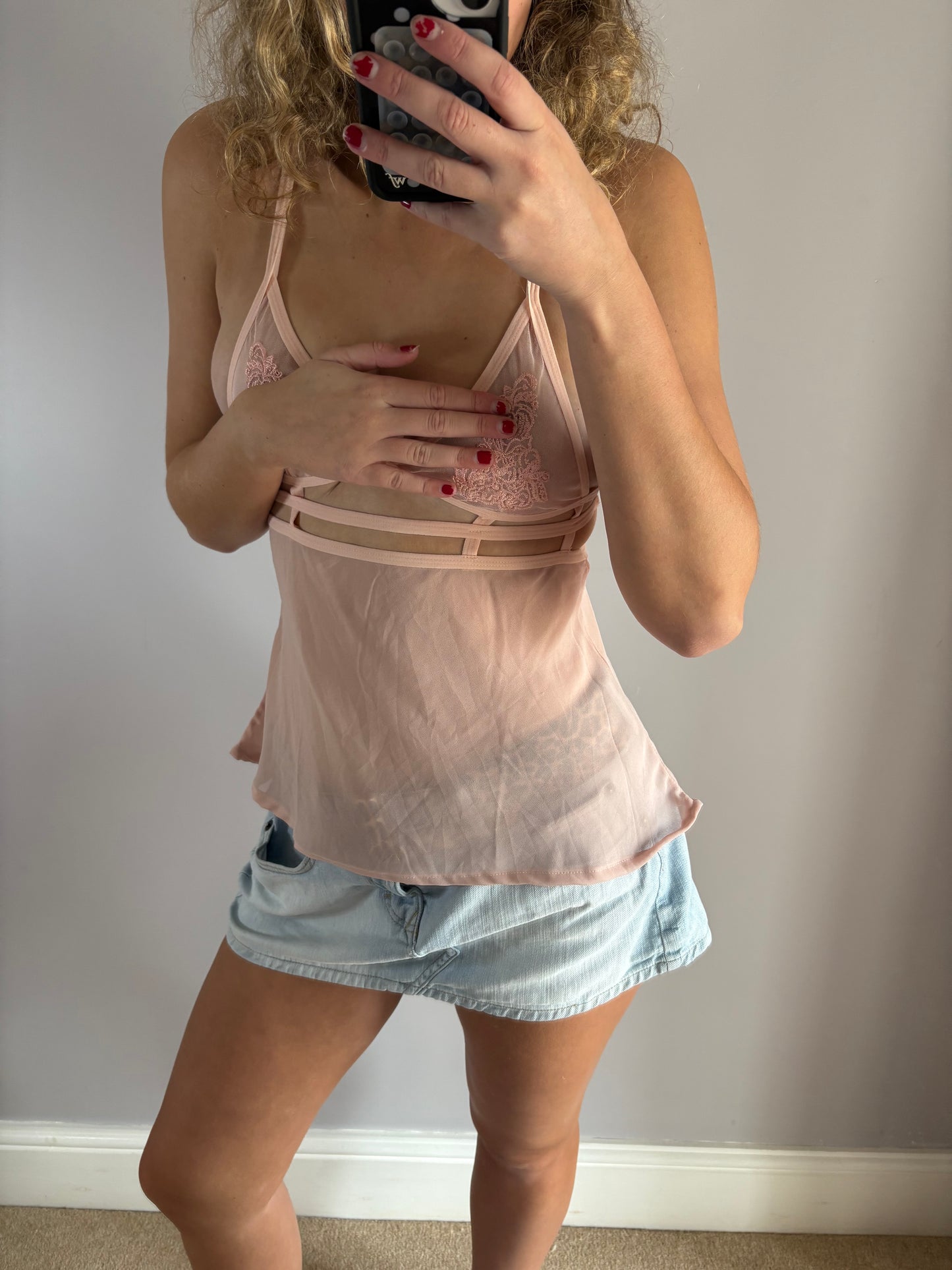 pink cami