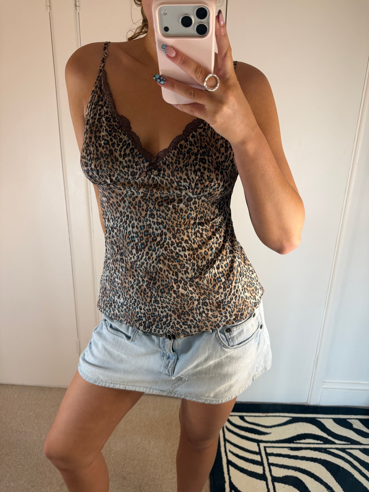 leopard cami