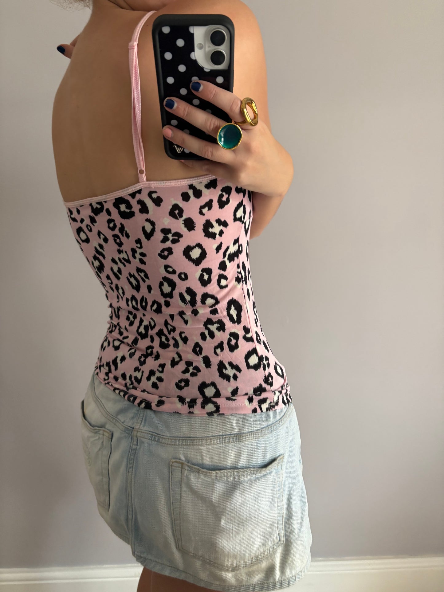 leopard cami