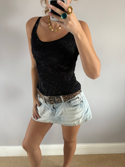 sequin cami top