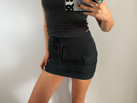 cargo mini skirt