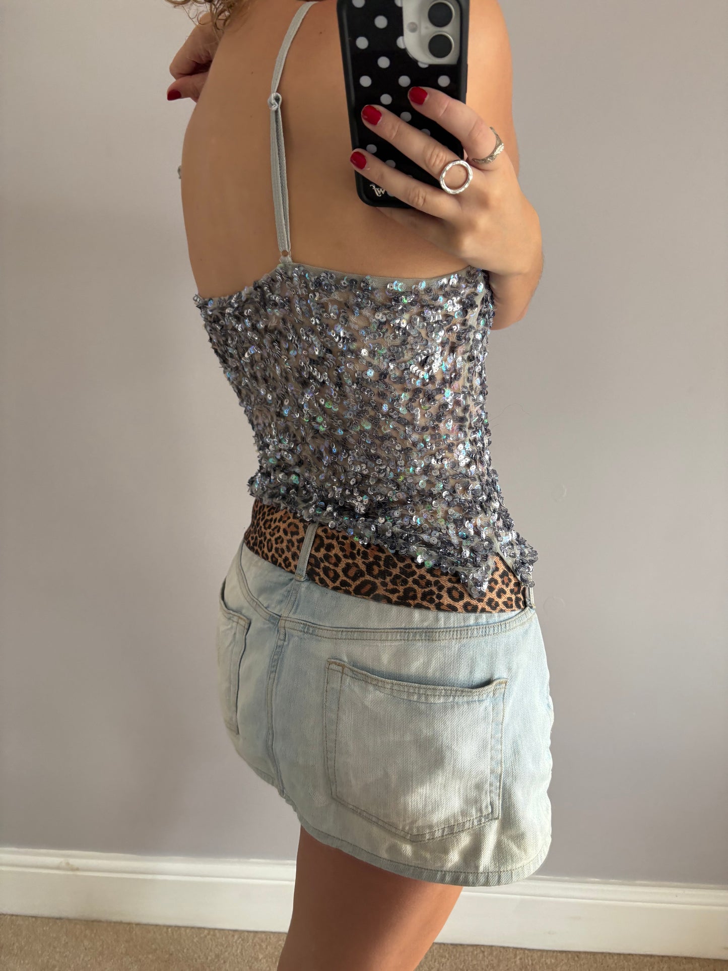 sequin cami