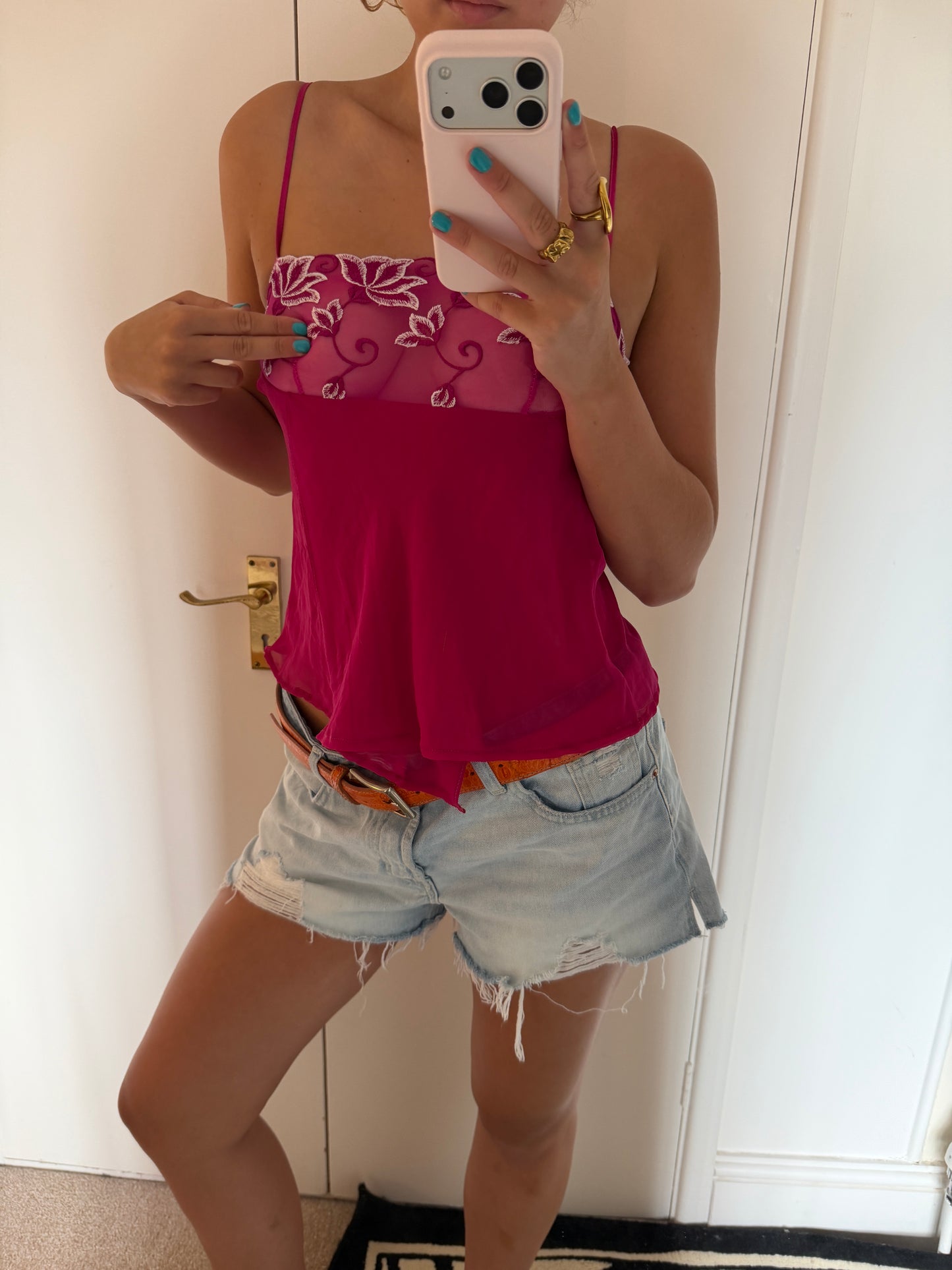 pink cami