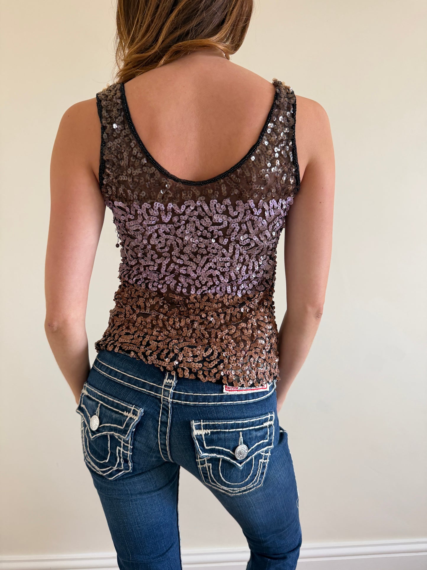 sequin top