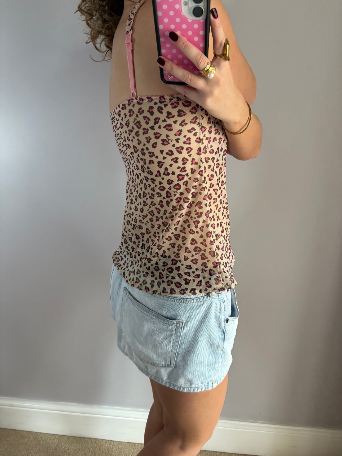 leopard cami