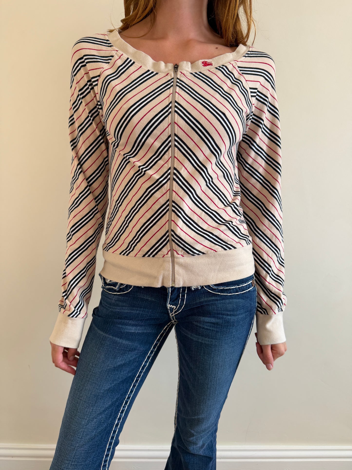 burberry zip up