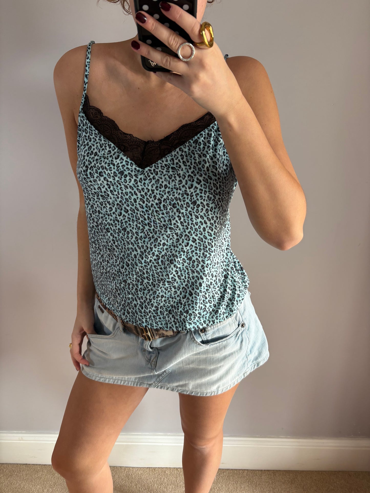 leopard cami
