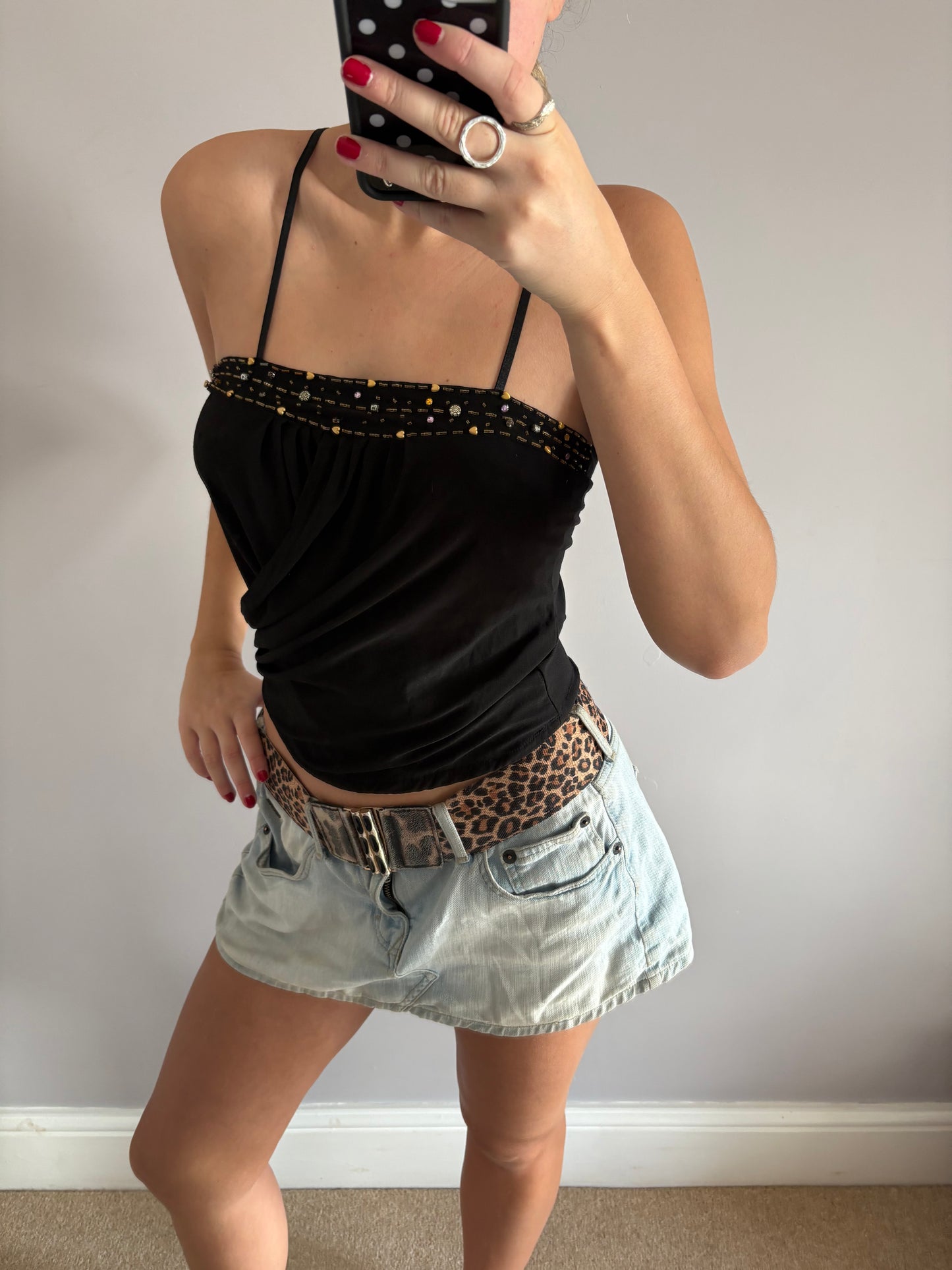 beaded cami