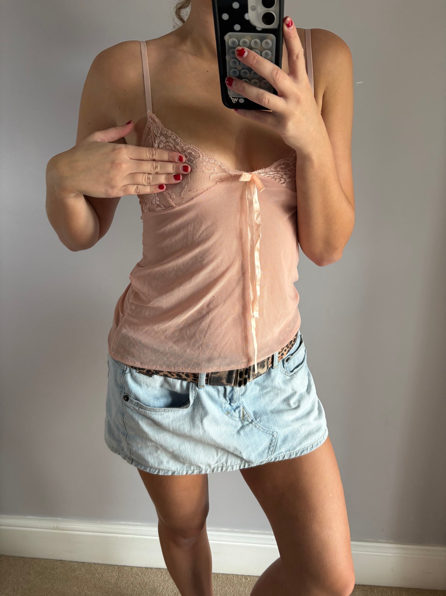 pink cami
