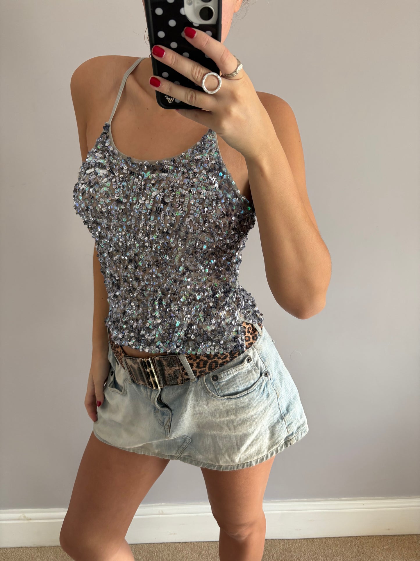 sequin cami