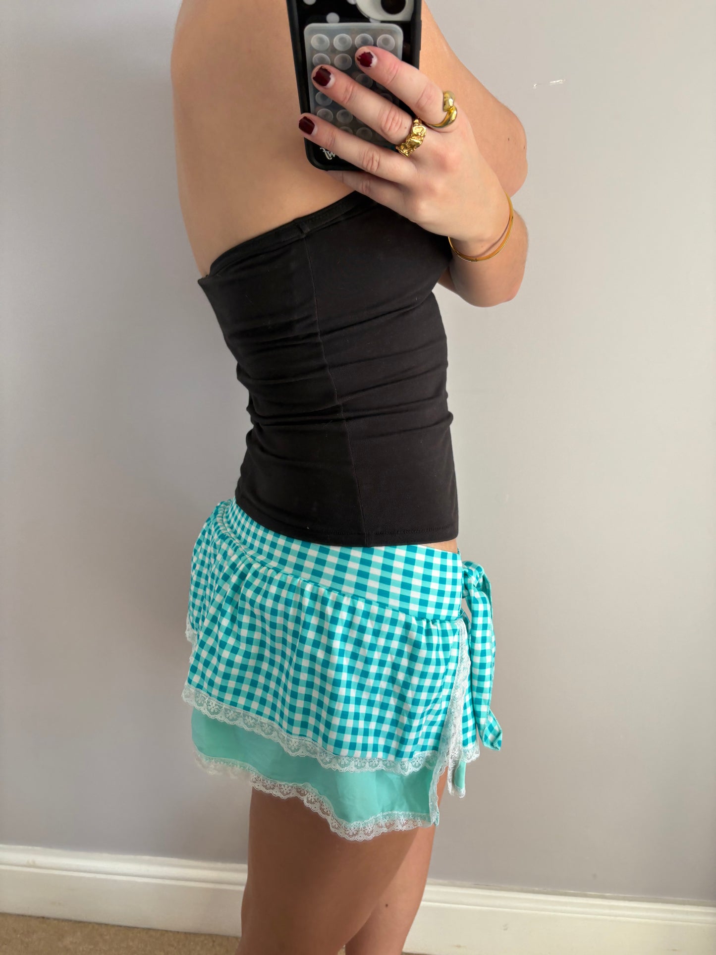 y2k mini skirt