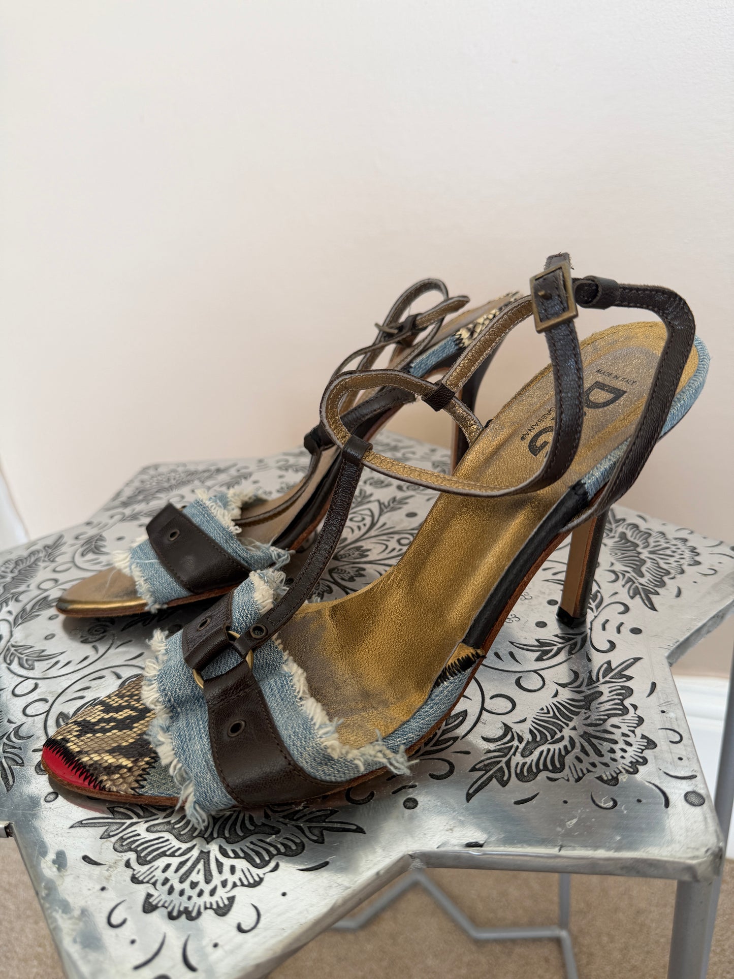 vintage d&g heels