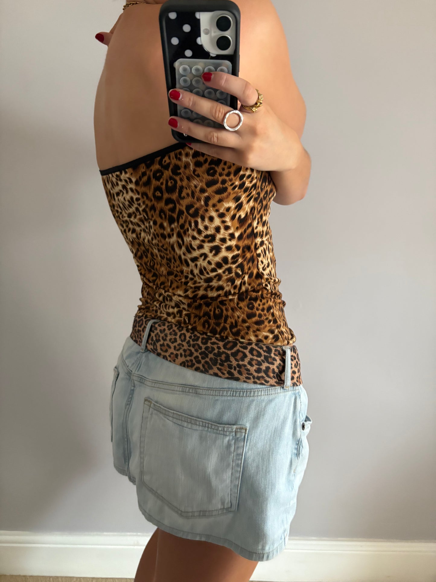 leopard cami
