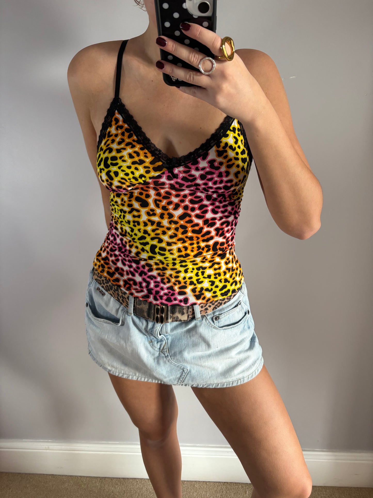 leopard cami