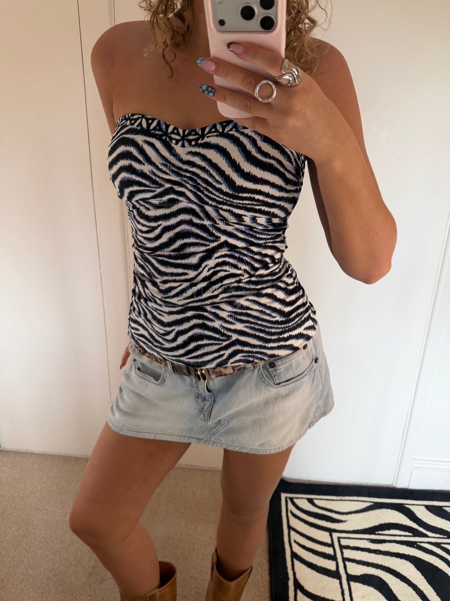 zebra bandeau