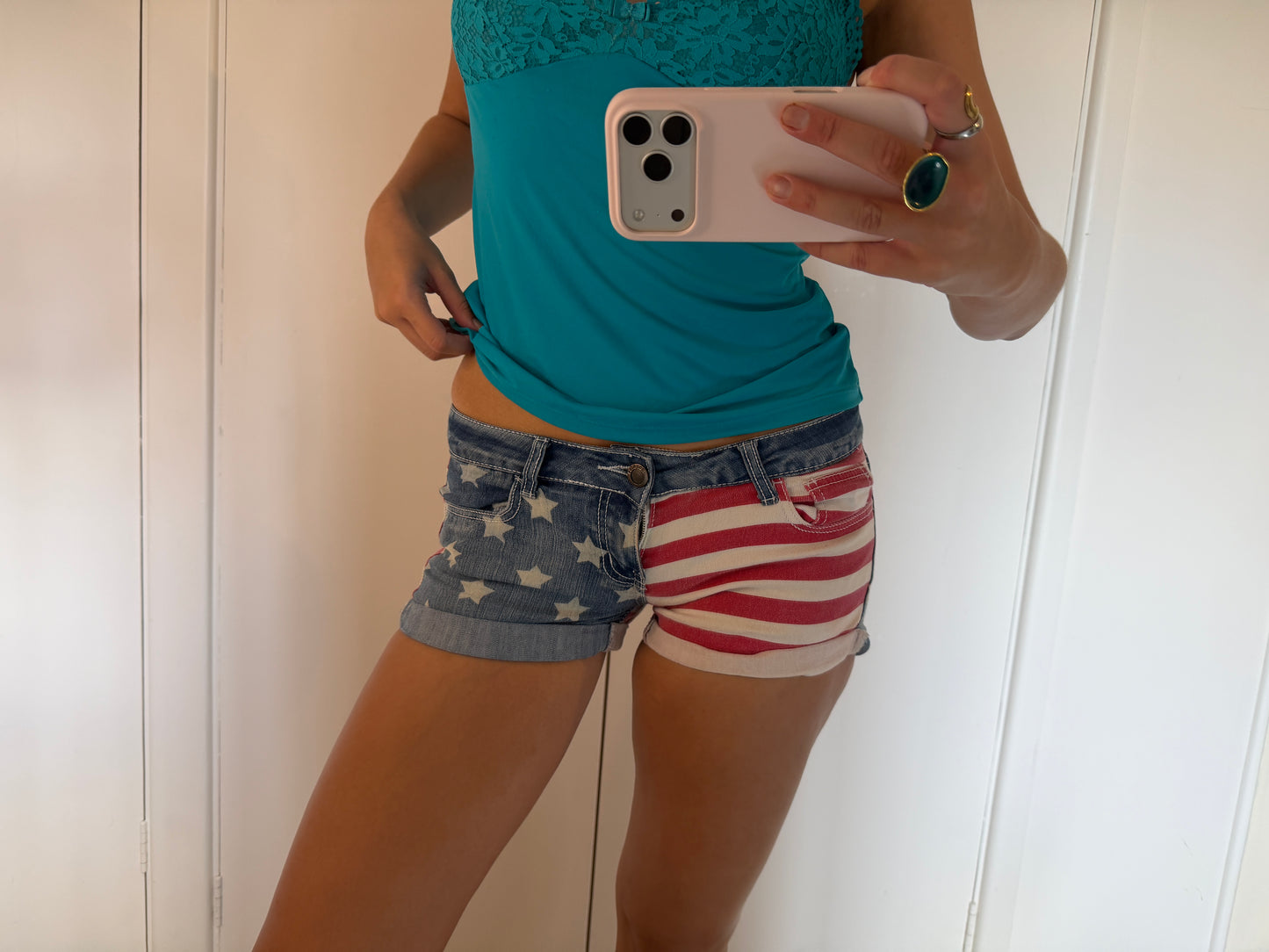 usa mini shorts