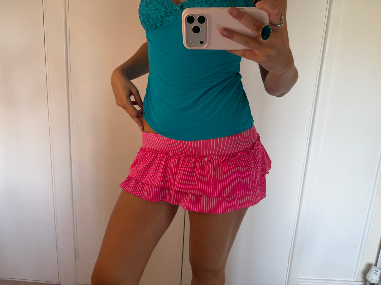 y2k mini skirt