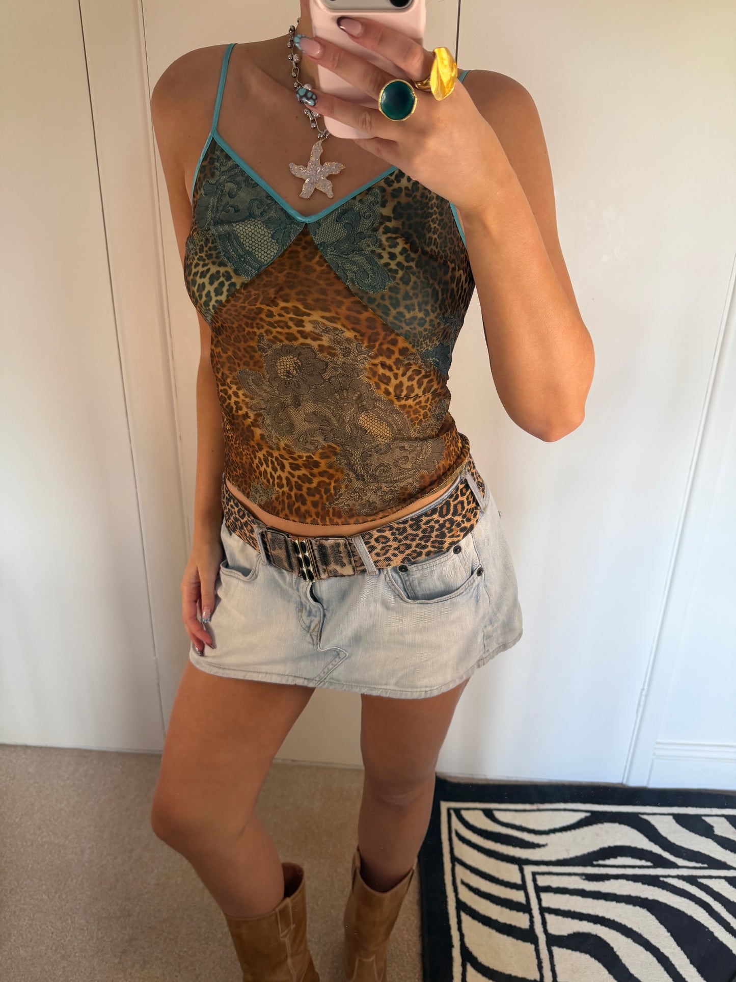 leopard cami
