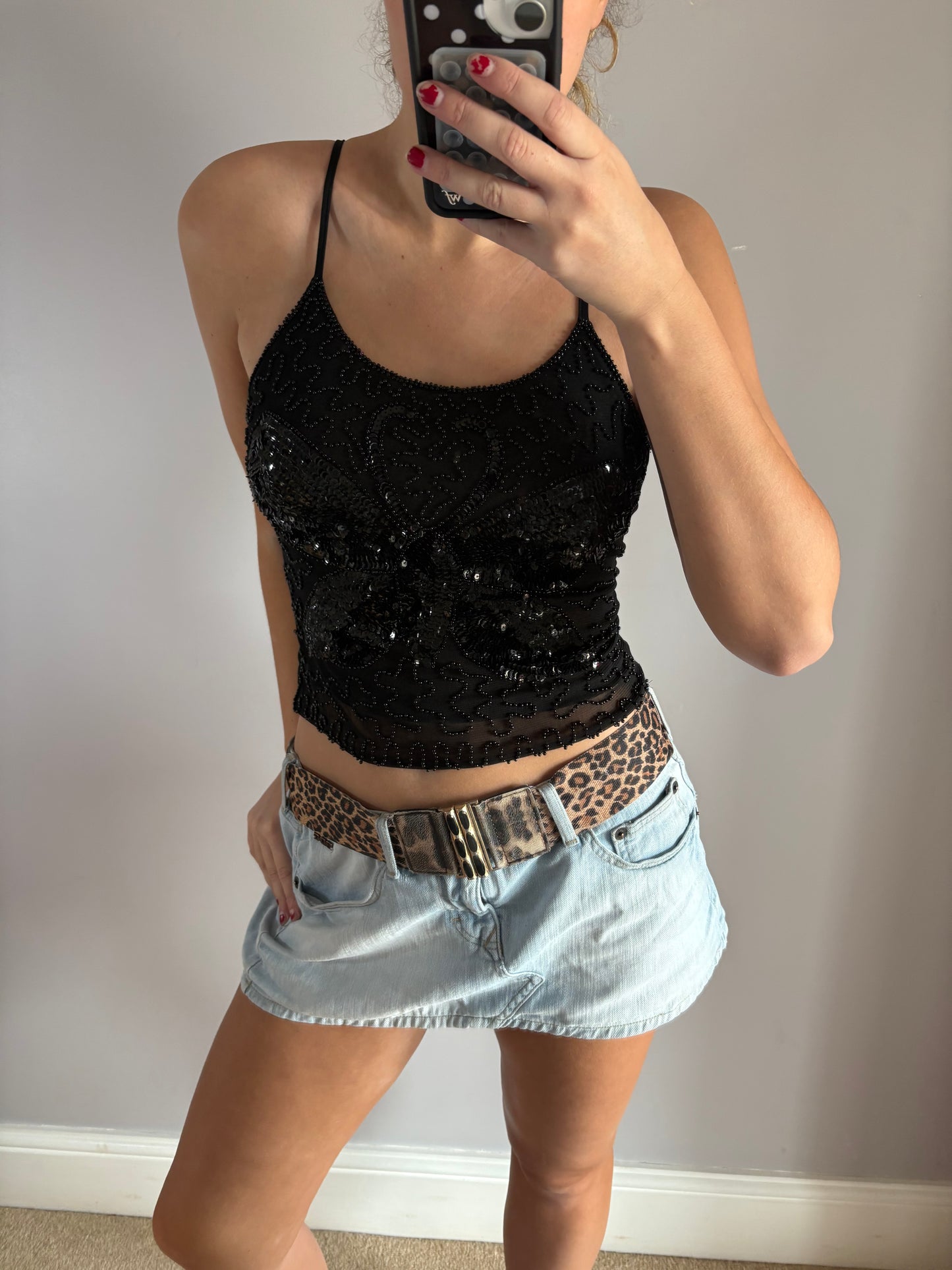beaded cami