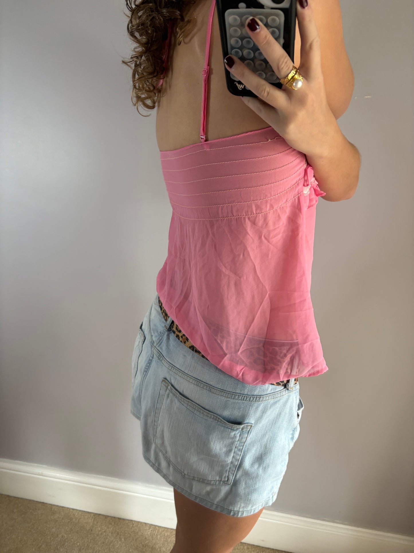 pink cami