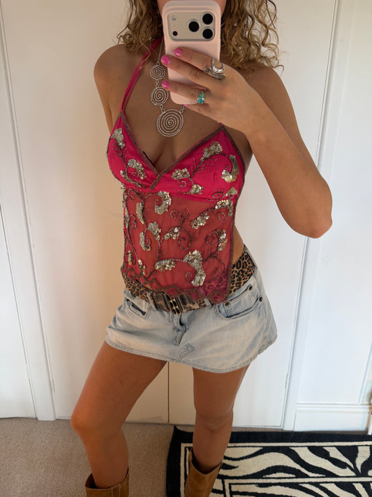 beaded cami